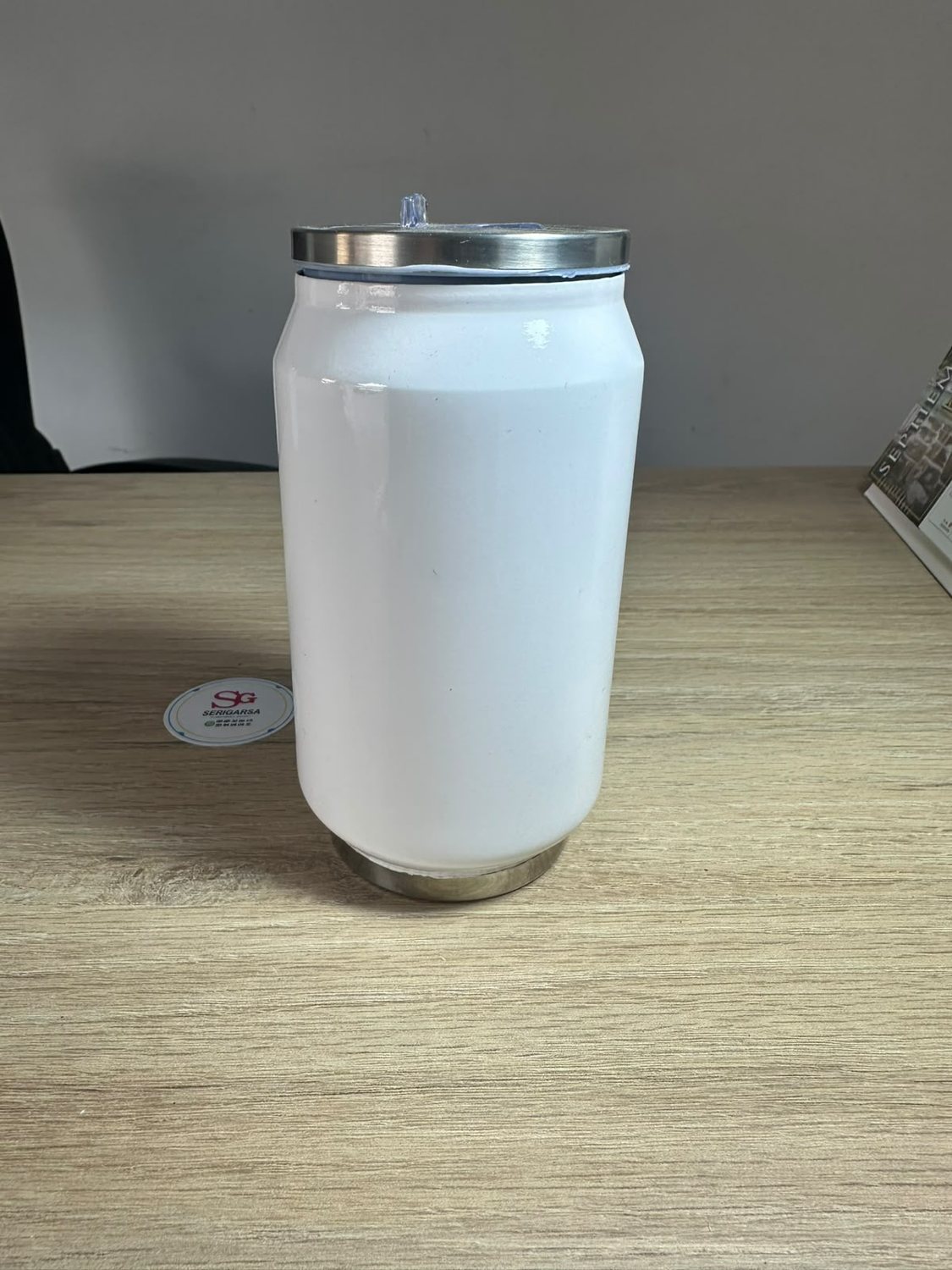 Lata sublimable blanca